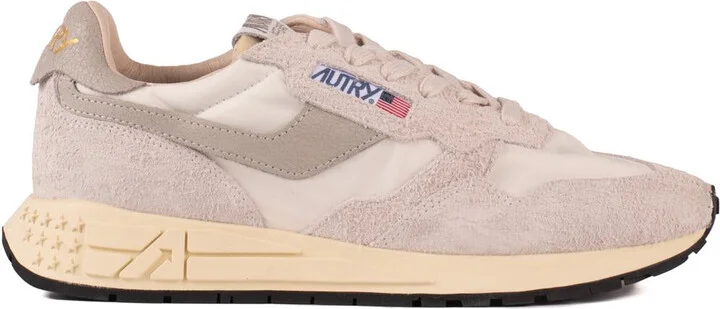Autry Reelwind Low Nylon And Suede Sneakers