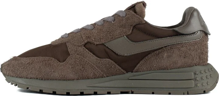 Autry Reelwind Low Nylon And Suede Sneakers Morel - Image 2
