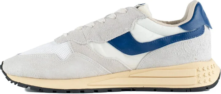 Autry Reelwind Low Nylon And Suede White And Limoges Sneakers - Image 2