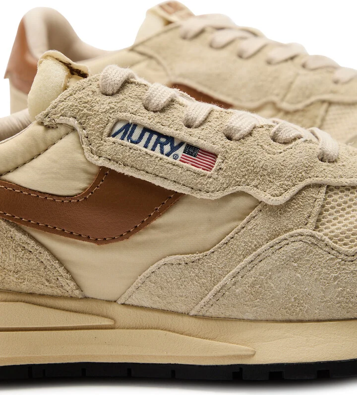 Autry Reelwind Low Panelled Suede Sneakers - Image 4