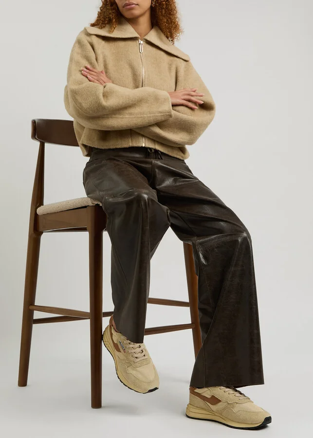 Autry Reelwind Low Panelled Suede Sneakers - Image 5
