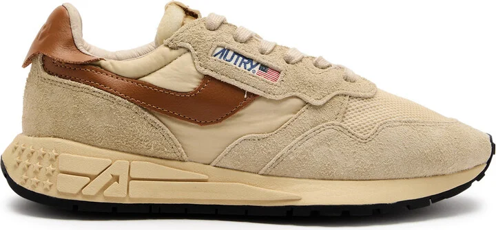 Autry Reelwind Low Panelled Suede Sneakers