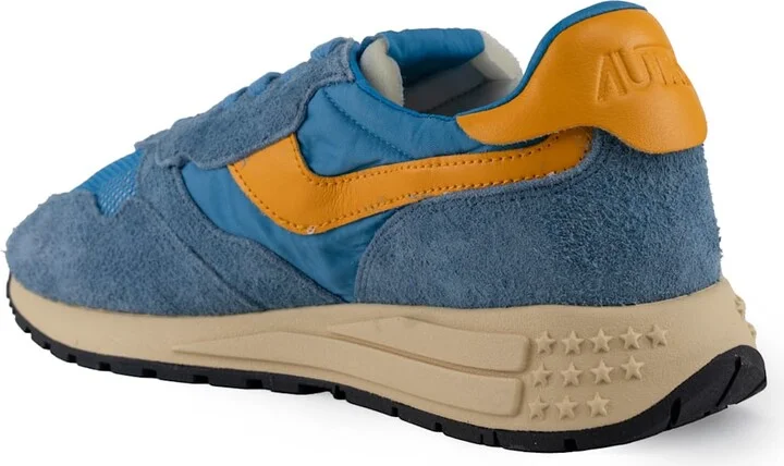 Autry Reelwind Low Sneakers In Nylon And Suede - Image 2