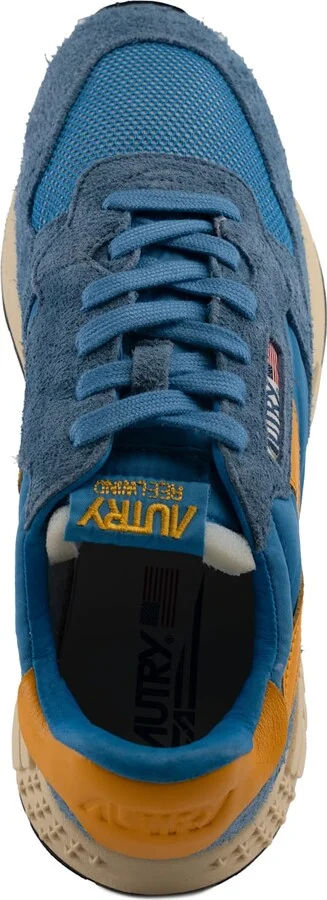 Autry Reelwind Low Sneakers In Nylon And Suede - Image 3