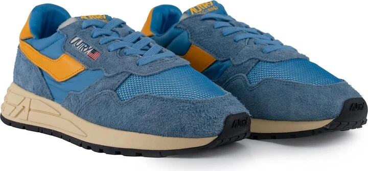Autry Reelwind Low Sneakers In Nylon And Suede - Image 4