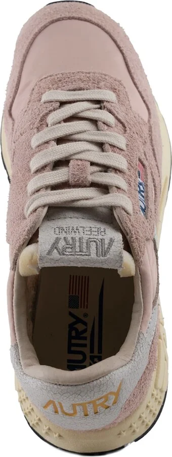 Autry Reelwind Low Sneakers In Nylon And Suede - Image 3