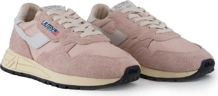 Autry Reelwind Low Sneakers In Nylon And Suede - Image 4
