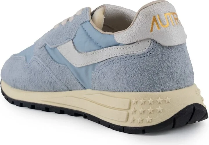 Autry Reelwind Low Sneakers In Nylon And Suede - Image 2