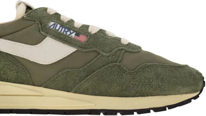 Autry Reelwind - Low Sneakers In Nylon And Suede - Image 6