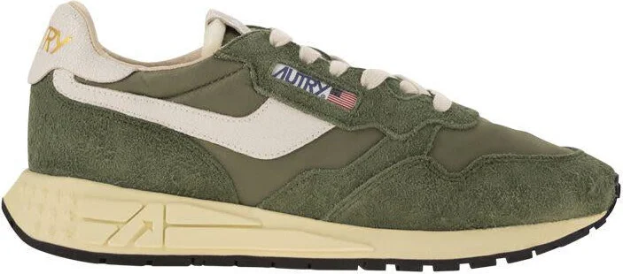 Autry Reelwind - Low Sneakers In Nylon And Suede