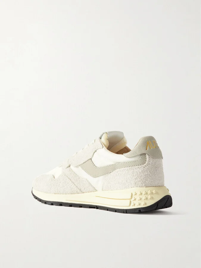 Autry - Reelwind Low Suede And Shell Sneakers - White - Image 3