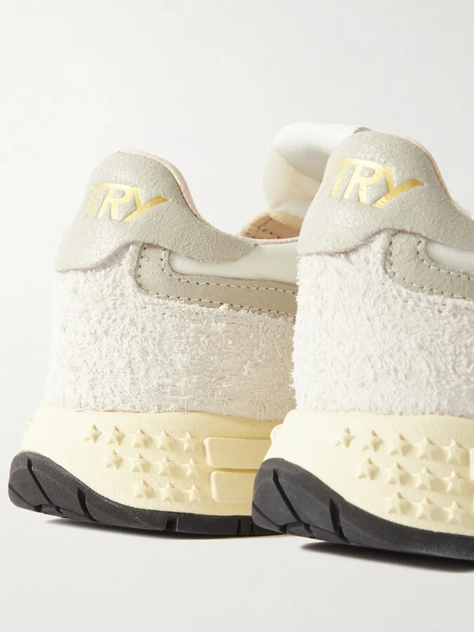 Autry - Reelwind Low Suede And Shell Sneakers - White - Image 4