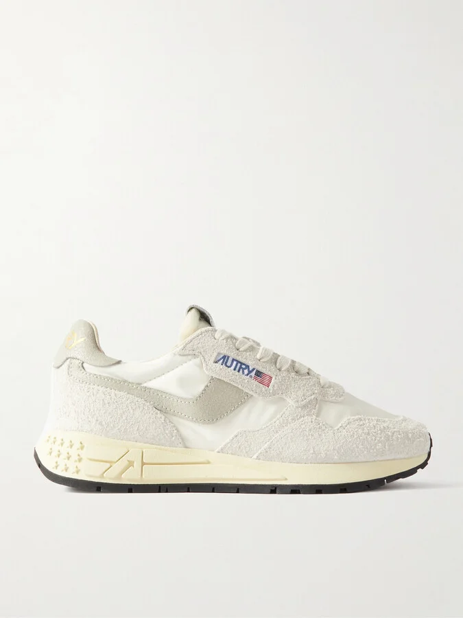 Autry - Reelwind Low Suede And Shell Sneakers - White