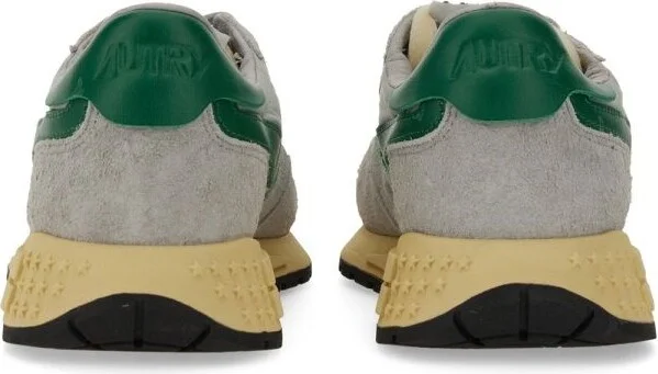 Autry Reelwind Sneakers In Gray And Green With Suede - Image 10