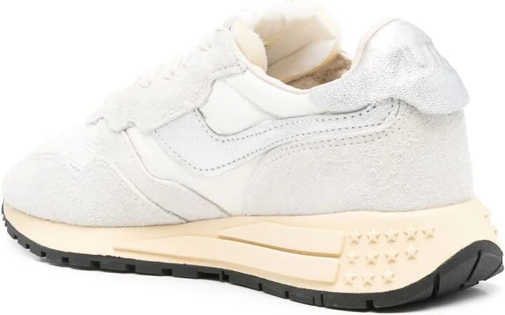 Autry Reelwind Sneakers In Gray And White With Suede - Image 3