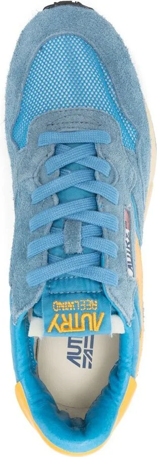 Autry Reelwind Sneakers In Light Blue With Suede - Image 3