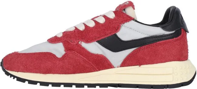Autry Reelwind - Suede And Technical Textile Trainer - Image 2