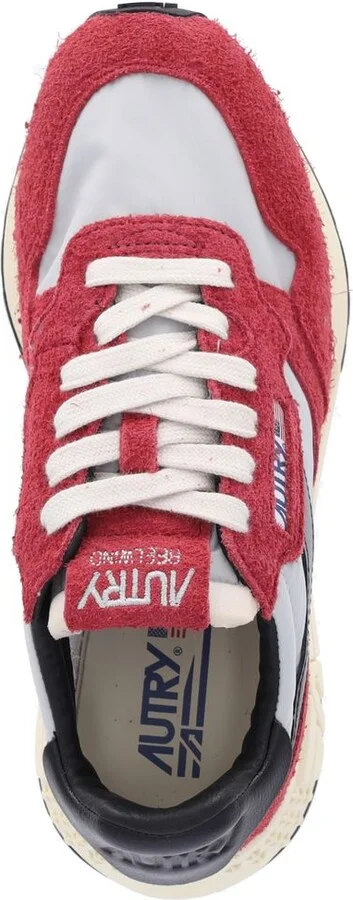 Autry Reelwind - Suede And Technical Textile Trainer - Image 4