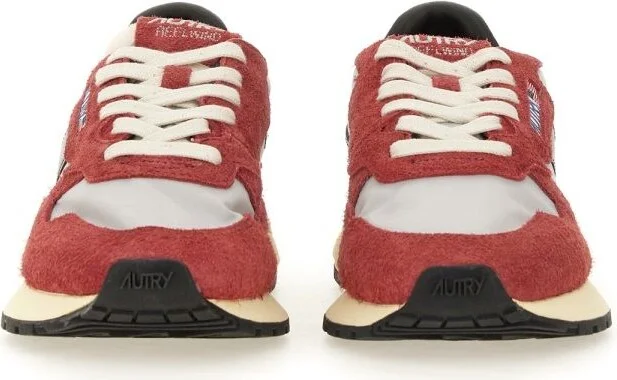 Autry Reelwind - Suede And Technical Textile Trainer - Image 7