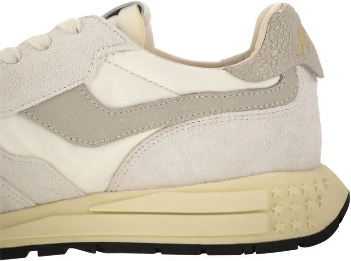 Autry Reelwind - Suede And Technical Textile Trainer - Image 7