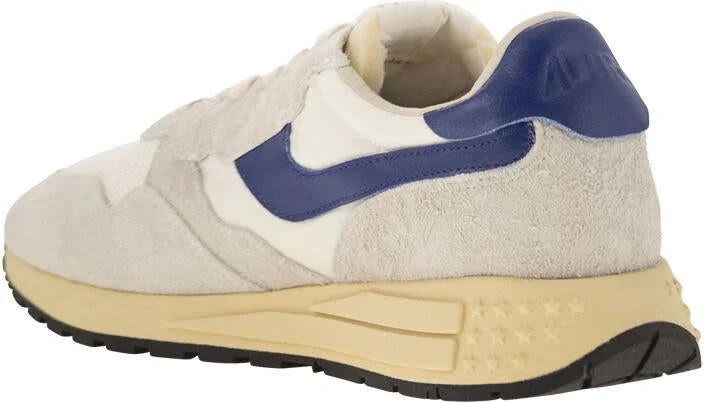 Autry Reelwind - Suede And Technical Textile Trainer - Image 3