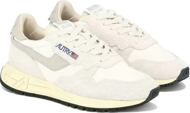 Autry Reelwind - Suede And Technical Textile Trainer - Image 5