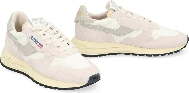 Autry Reelwind - Suede And Technical Textile Trainer - Image 6