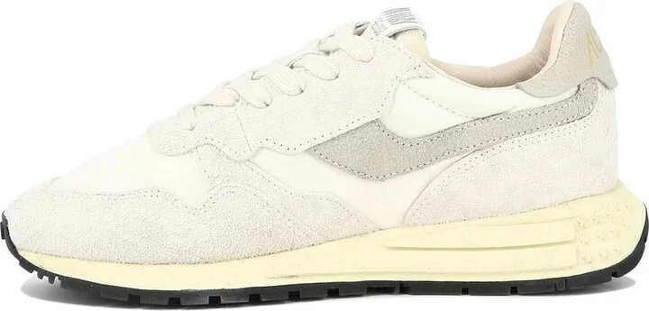 Autry Reelwind - Suede And Technical Textile Trainer - Image 7