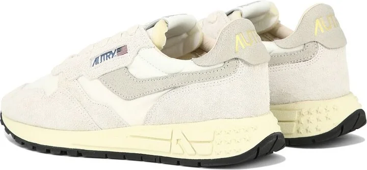Autry Reelwind - Suede And Technical Textile Trainer - Image 8
