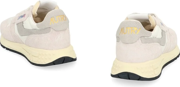 Autry Reelwind - Suede And Technical Textile Trainer - Image 9