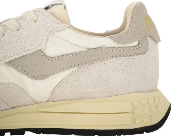 Autry Reelwind - Suede And Technical Textile Trainer - Image 7