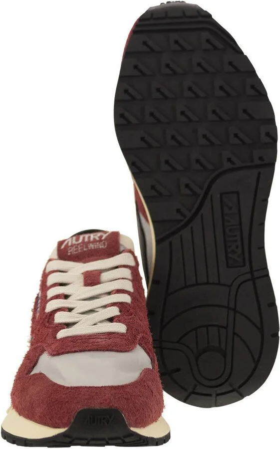 Autry Reelwind - Suede And Technical Textile Trainer - Image 5