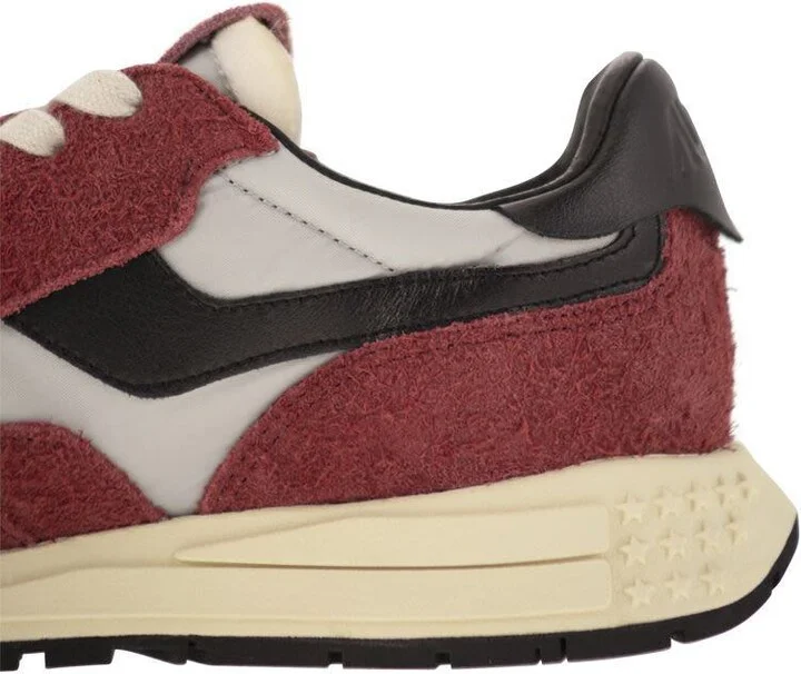 Autry Reelwind - Suede And Technical Textile Trainer - Image 7