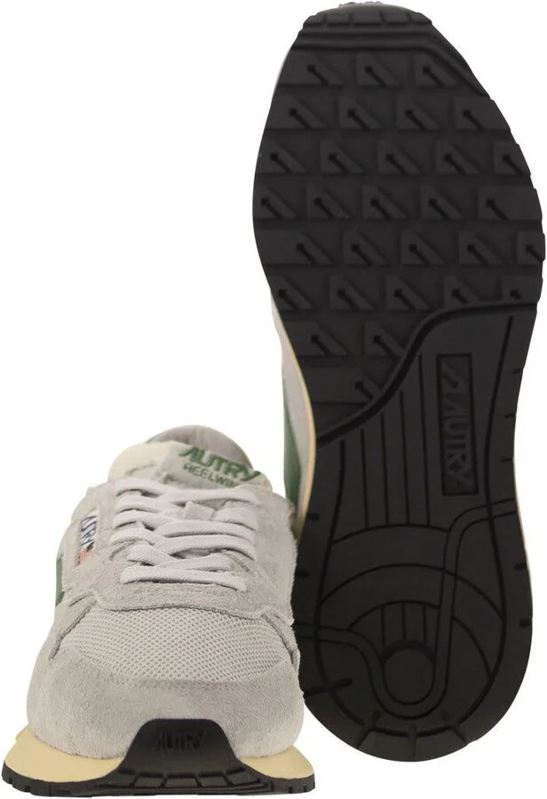 Autry Reelwind - Suede And Technical Textile Trainer - Image 5