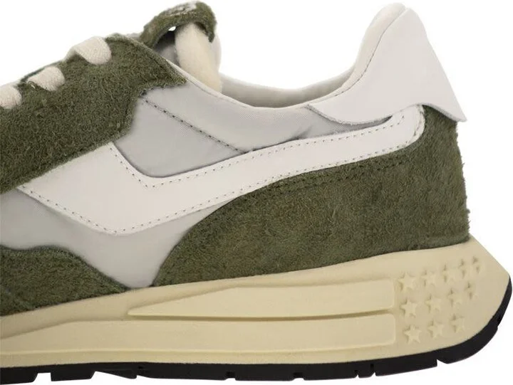 Autry Reelwind - Suede And Technical Textile Trainer - Image 7