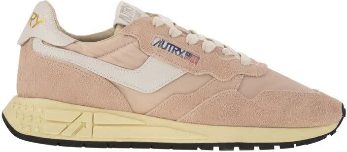 Autry Reelwind - Suede And Technical Textile Trainer
