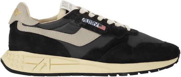 Autry Reelwind - Suede And Technical Textile Trainer
