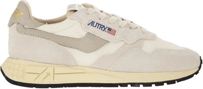 Autry Reelwind - Suede And Technical Textile Trainer