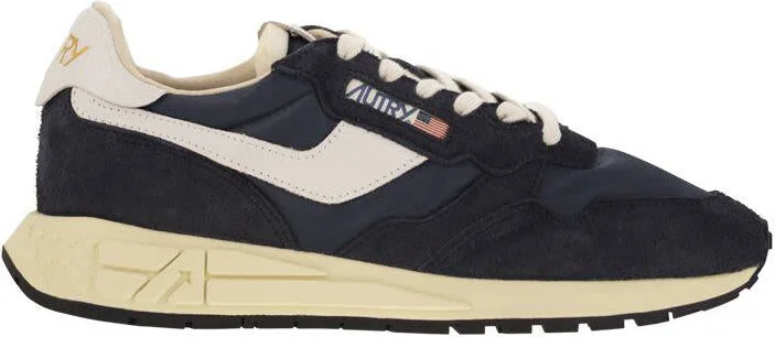 Autry Reelwind - Suede And Technical Textile Trainer