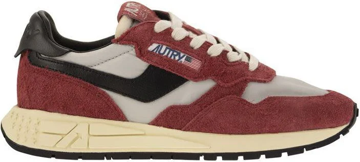 Autry Reelwind - Suede And Technical Textile Trainer