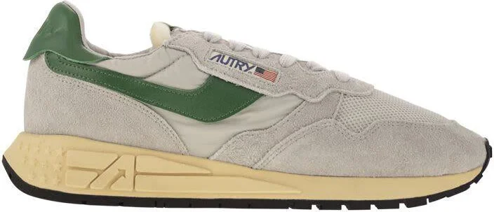 Autry Reelwind - Suede And Technical Textile Trainer