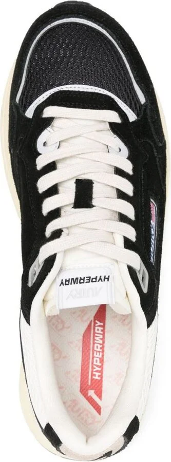Autry Silver And Black 'Hyperway' Sneakers - Image 3