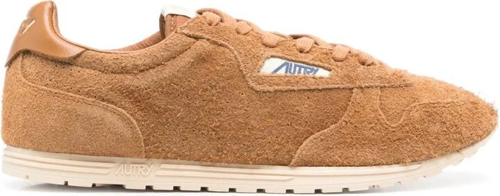 Autry Sneakers In Beige Suede