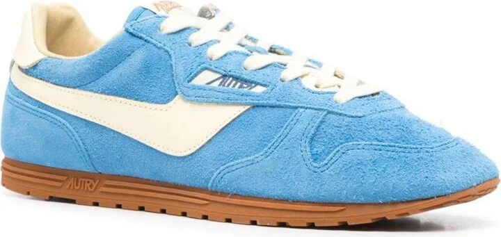 Autry Sneakers In Light Blue Suede - Image 2