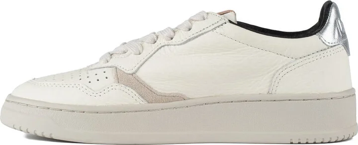 Autry Sneakers Medalist Low In Grained White Leather - Image 2