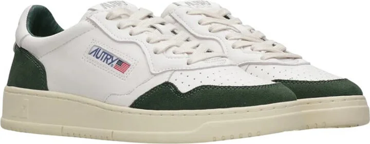Autry Sneakers Medalist Low Man White And Bottle Green - Image 2
