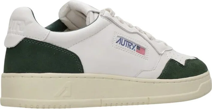 Autry Sneakers Medalist Low Man White And Bottle Green - Image 3