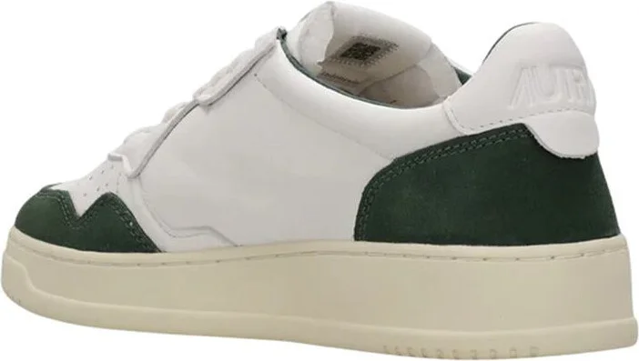 Autry Sneakers Medalist Low Man White And Bottle Green - Image 4