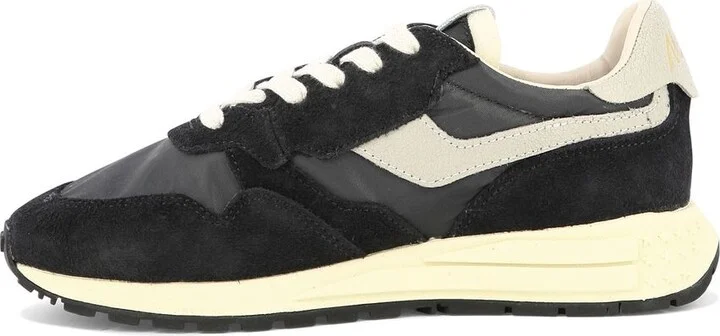 Autry Sneakers Reelwind Low In Nylon And Suede Black - Image 3