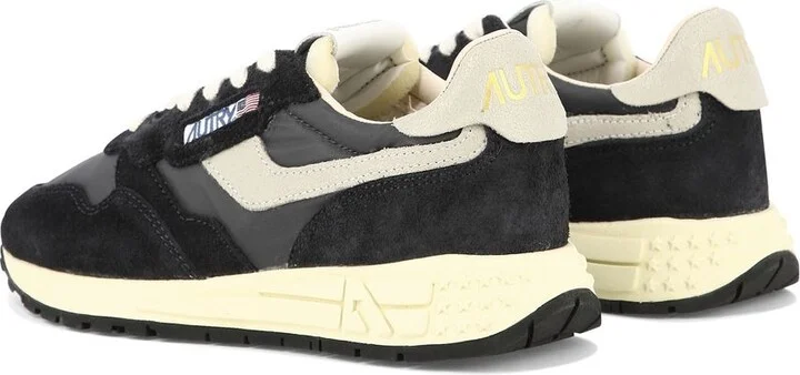 Autry Sneakers Reelwind Low In Nylon And Suede Black - Image 4
